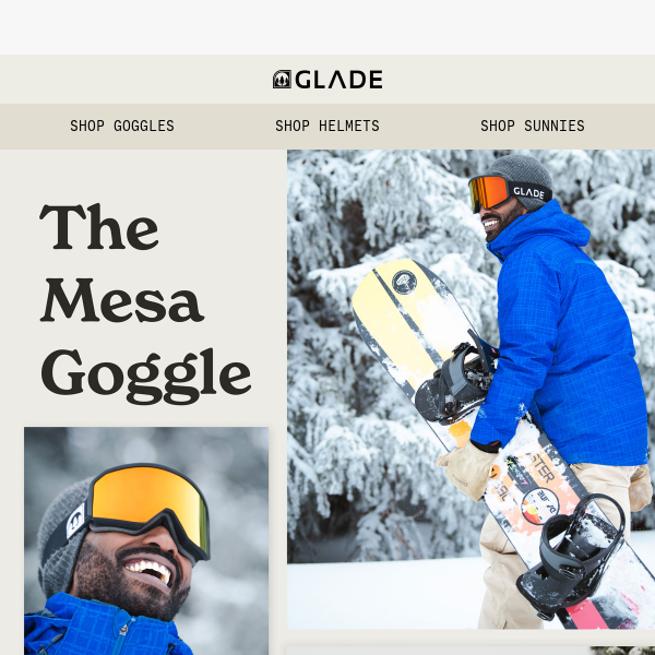 New for 2023: The Mesa Goggle