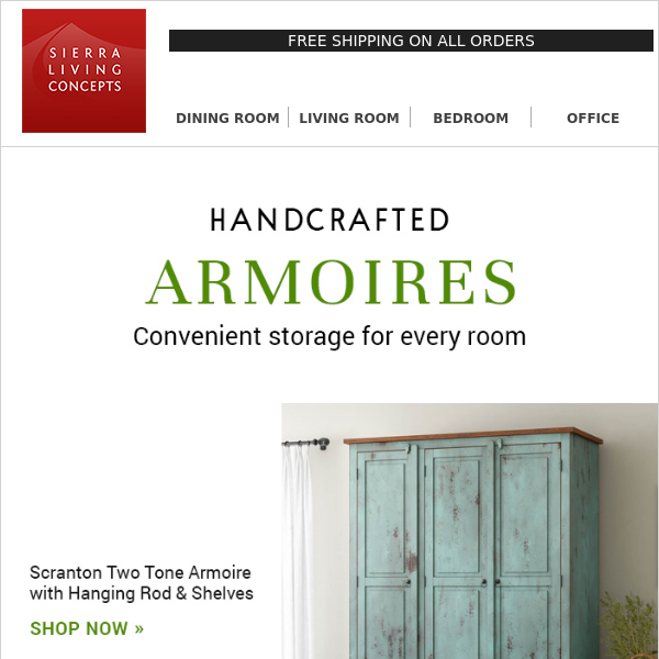 Last 3 Days | Shop Handcrafted Armoires - Enjoy 10% Off