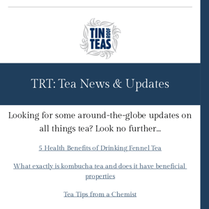 TRT: Tea News & Updates 🌷