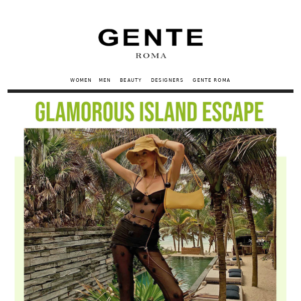Glamorous Island Escape | The Beachwear Edit