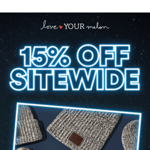Ends Tonight: 15% Off Sitewide
