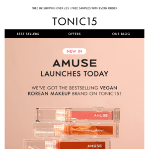 NEW IN! AMUSE launches today