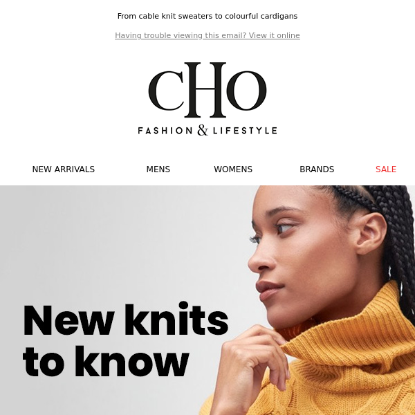 Let knitwear take centre stage CHO - Country House Outdoor