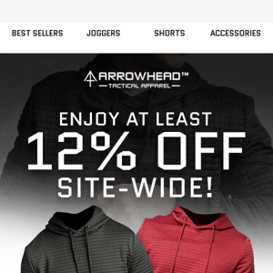 Enjoy At Least 12% Off Site-wide!