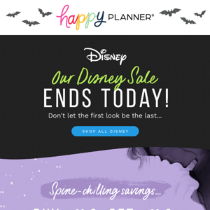 Last Chance for 50% OFF ALL Disney