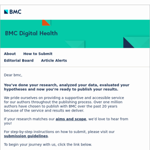 Submit your next manuscript to BMC Digital Health