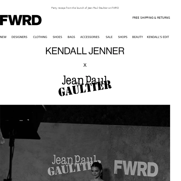 Kendall Jenner in Jean Paul Gaultier