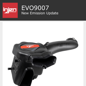 🌎 New Emission Update 🌎 EVO9007 & EVO9007C Evolution Intakes Are Now C.A.R.B. Exempt!