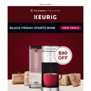 ⚠️ DEAL ALERT: $90 OFF the K-Supreme Plus and MORE