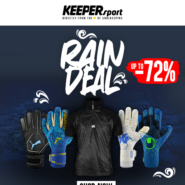 Get Ready for Rainy Season with Up to 72% Off on Goalkeeper Gear! ☔💪