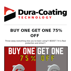 BUY ONE GET ONE 75% OFF !!!!