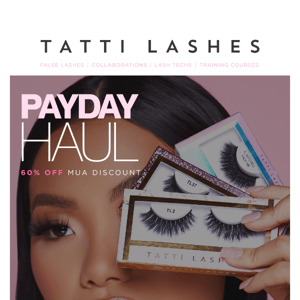 Take 60% Off Your Payday Lash Haul 💸