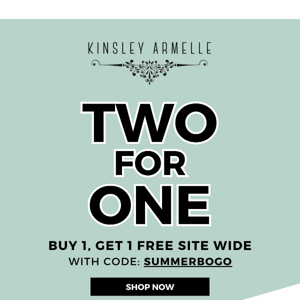 TWO FOR ONE Sale 🎊