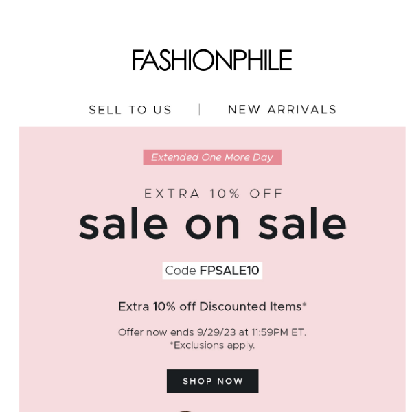 Fashionphile: How to get paid 10% more.