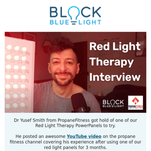 Red Light Therapy Interview with Our Founder 🚨