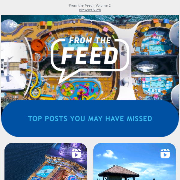 Royal Caribbean — These are all our best social posts. All in one place.