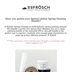 Our Spring Painting Bundle is here 🌷