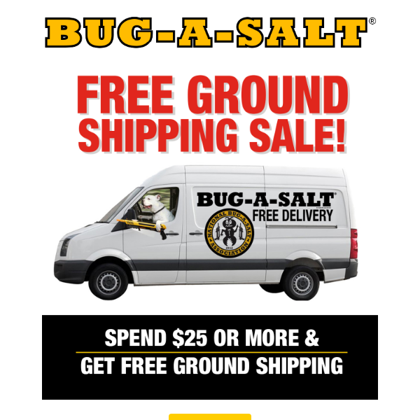 FREE GROUND SHIPPING SALE!