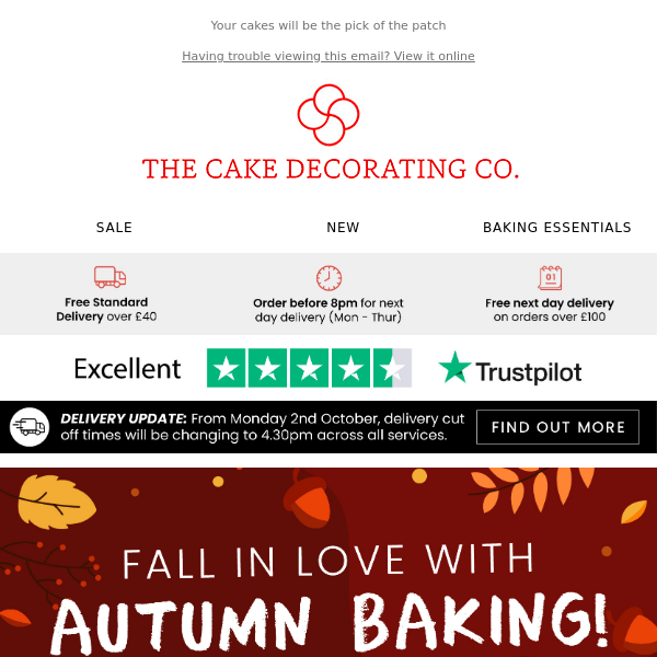 Fall in Love with Autumn Baking!
