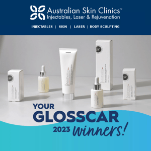 3 BIG wins for AestheticsRx in the 2023 Glosscar awards!