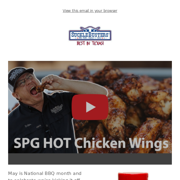 SuckleBusters Chicken Wing BBQ Seasoning