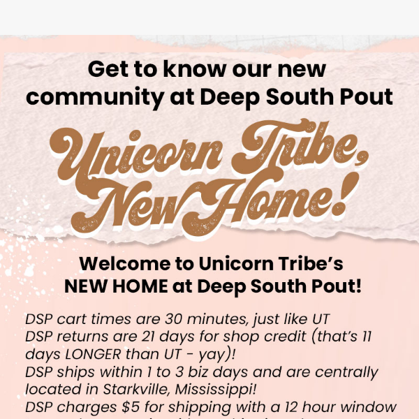 Unicorn Tribe has a NEW WAY TO SHOP!