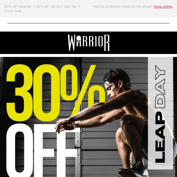 Extra day, extra savings: Leap into 30% off