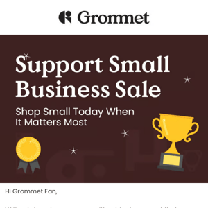 🚨 Our Annual Support Small Business SALE!