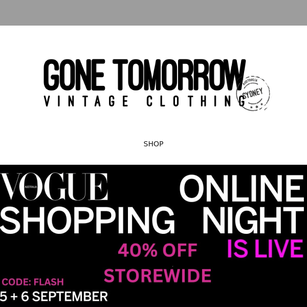 VOSN | 40% OFF STOREWIDE