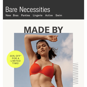 30% Off Collections Made By Bare Necessities