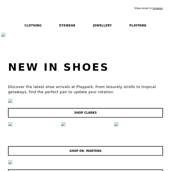 Playpark: New in Shoes