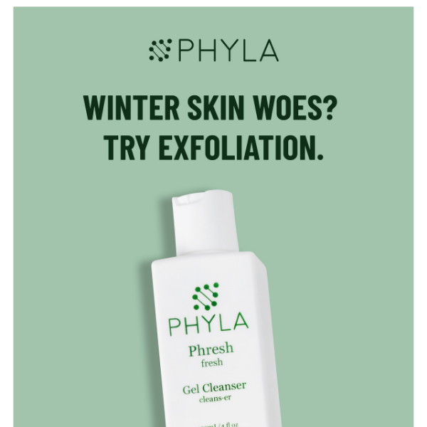 ☃️ Dry winter skin?