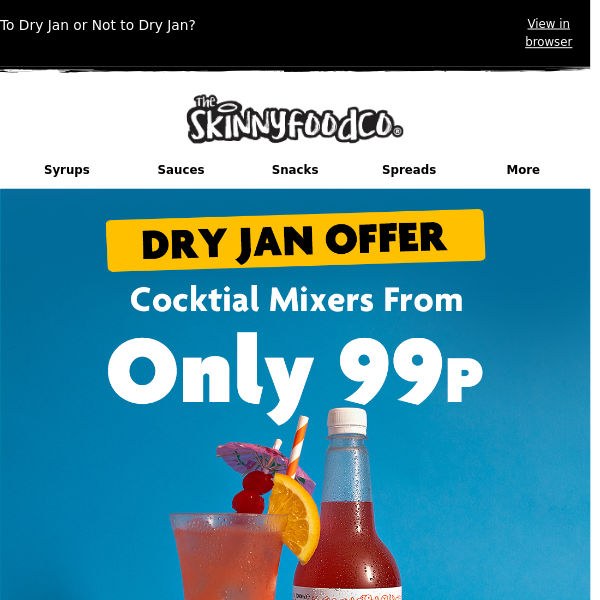 Cocktail mixers only 99p 🚨