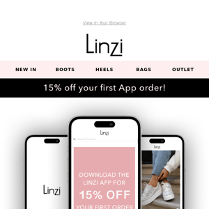 Here’s 15% OFF Your First App Order!