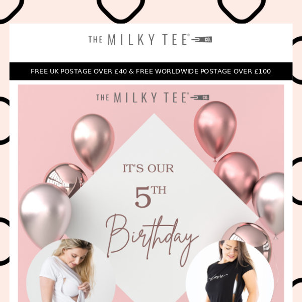 🎉 Get £5 off for our 5th Birthday! 🎉