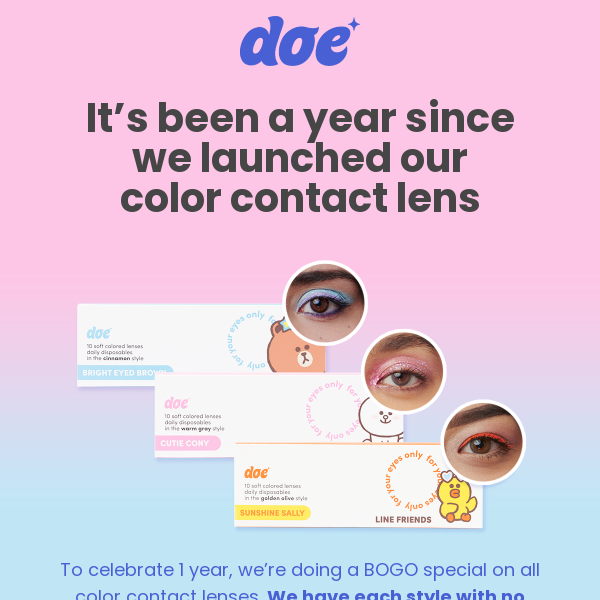 BOGO: Doe Color Contact Lens