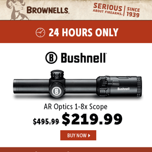 Flash Sale: Bushnell 1-8x AR Optic