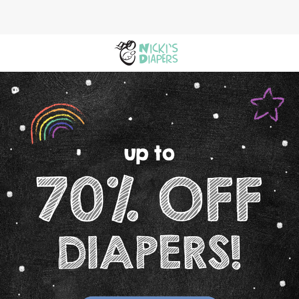 🌟 Mega Diaper Sale: Up to 70% OFF! 🌟