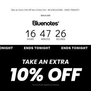 LAST DAY: up to 50% Off + an Extra 10%
