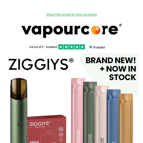 New ZIGGIYS Disposables + Pod Kits