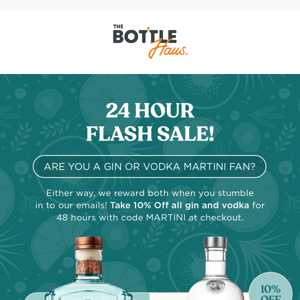 FLASH SALE - 24 HOURS