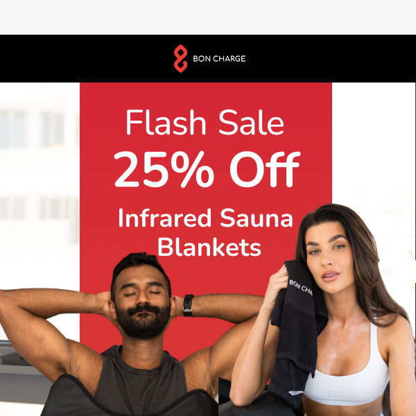 Heat Alert: 25% Off Sauna Blankets