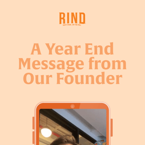 A year end message from our founder 🍓