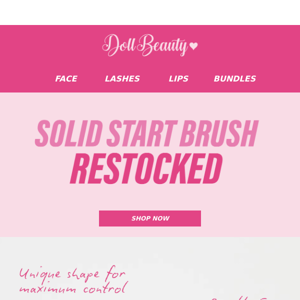 Solid Start Brush RESTOCK 🚨