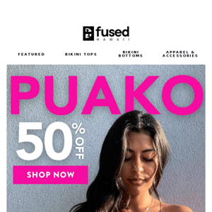 ⚠️1 DAY TO SHOP🔥 - 50% OFF all Puako Tops!