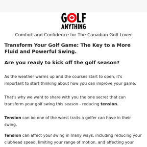 Transform Your Golf Game: The Key to a More Fluid and Powerful Swing