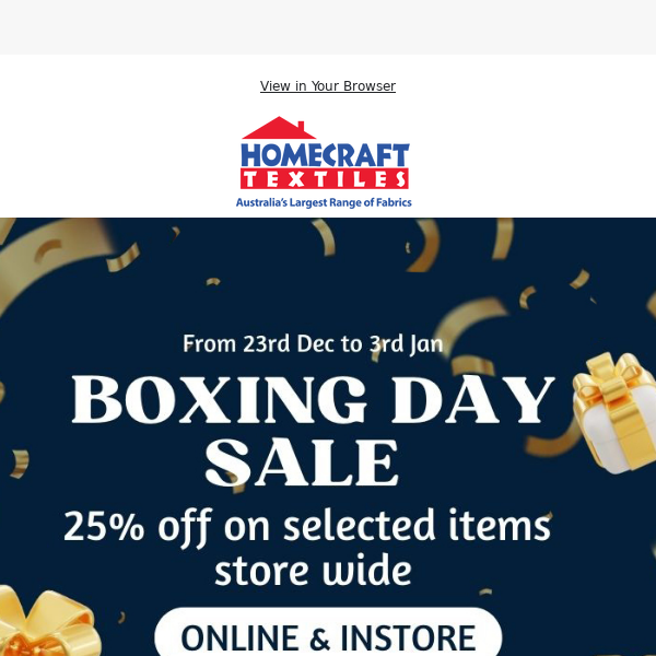 Boxing Day Sale is on! 🧵