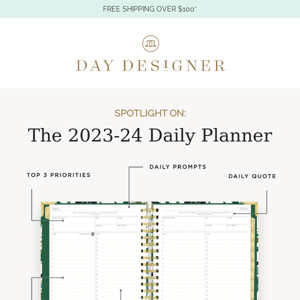 5 reasons you'll love our daily planner.