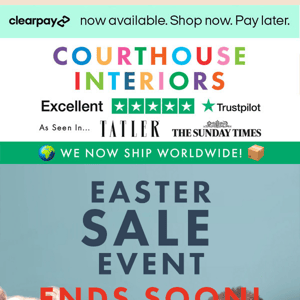 Last Chance! Don't miss out on our Easter Sale Event! 🐰🌷