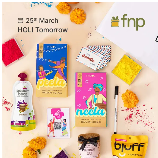 Gifts that match the Holi party vibe!